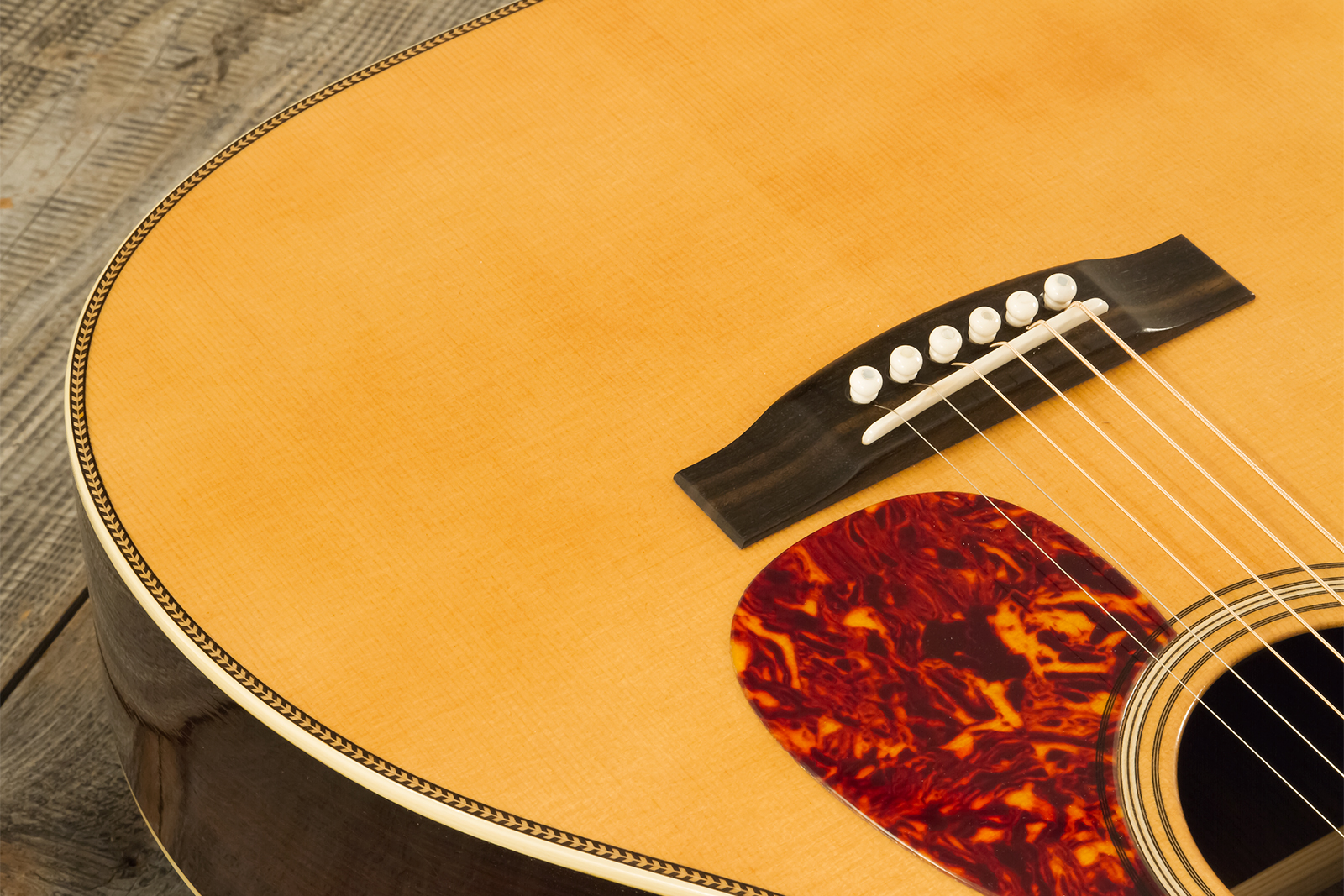 Atkin Om37 Orchestra Model Epicea Palissandre Eb #3558 - Aged Natural - Guitarra folk - Variation 4