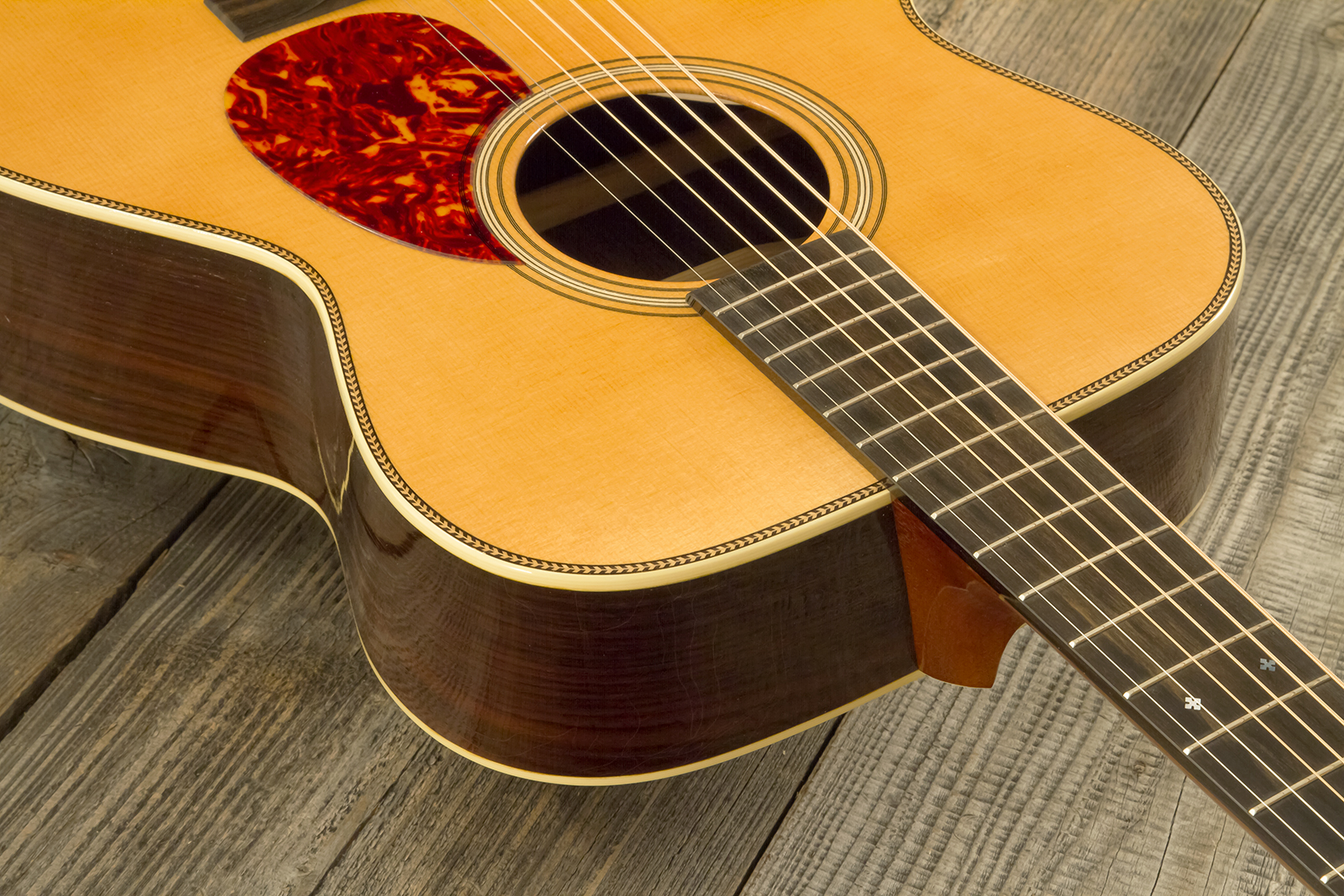 Atkin Om37 Orchestra Model Epicea Palissandre Eb #3558 - Aged Natural - Guitarra folk - Variation 5