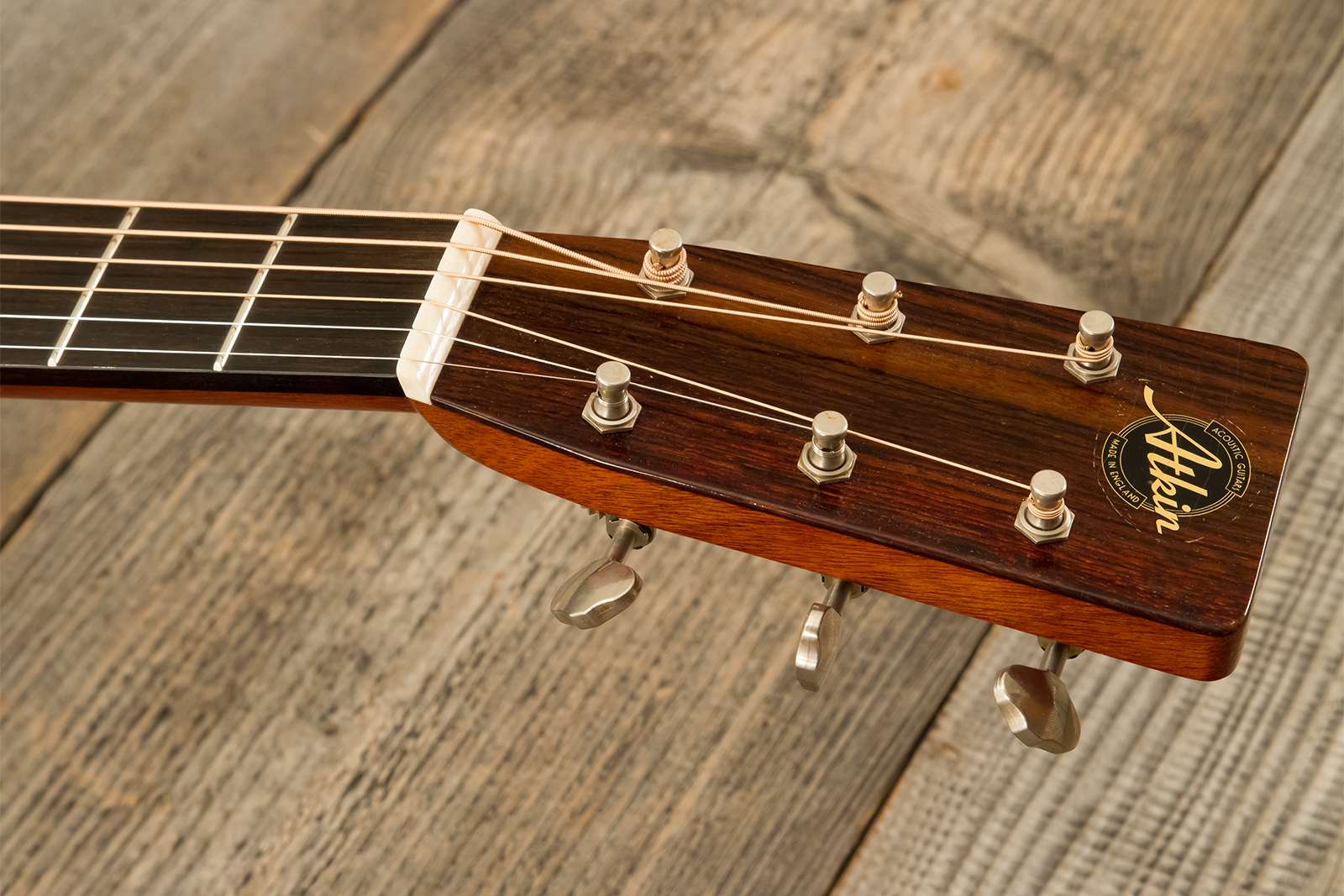 Atkin Om37 Orchestra Model Epicea Palissandre Eb #3558 - Aged Natural - Guitarra folk - Variation 7
