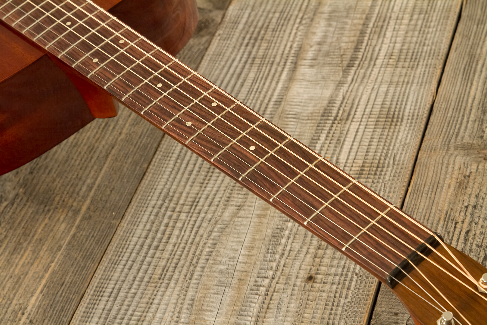 Atkin Oo14 Dust Bowl 00 Shsc Tout Acajou Rw #3855 - Natural - Guitarra folk - Variation 5