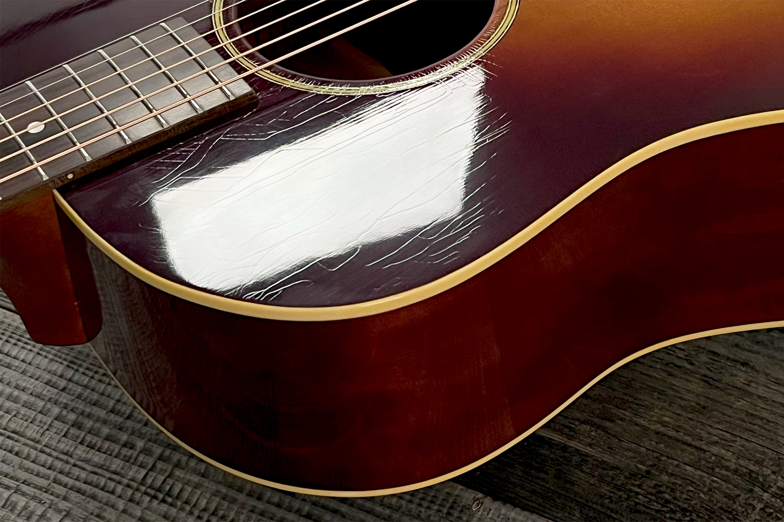 Atkin The Forty Three Dreadnought Epicea Acajou Rw #3851 - Aged Sunburst - Guitarra folk - Variation 12