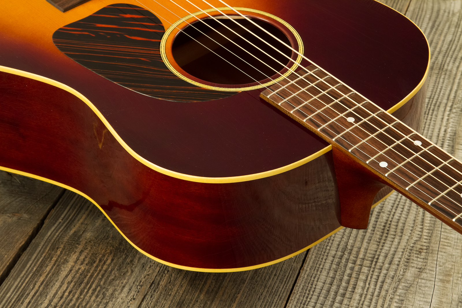 Atkin The Forty Three Dreadnought Epicea Acajou Rw #3851 - Aged Sunburst - Guitarra folk - Variation 4
