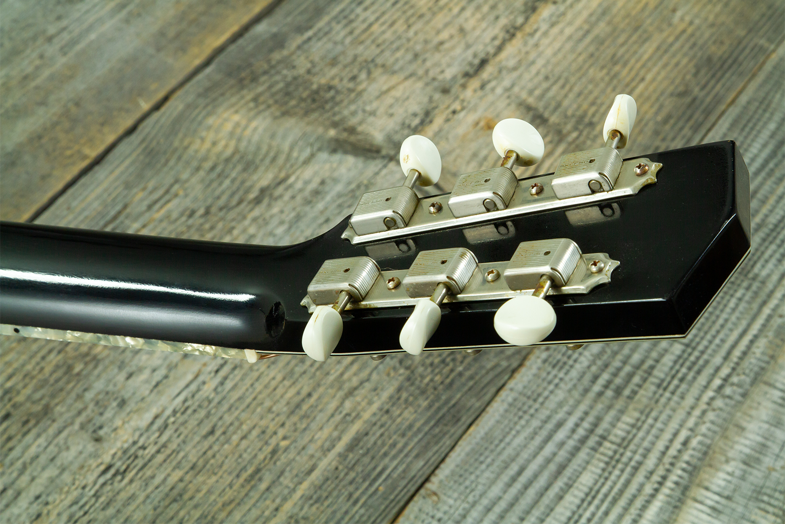 Atkin The Forty Three Dreadnought Shsc Epicea Erable Eb - Aged Black Pearl - Guitarra folk - Variation 12