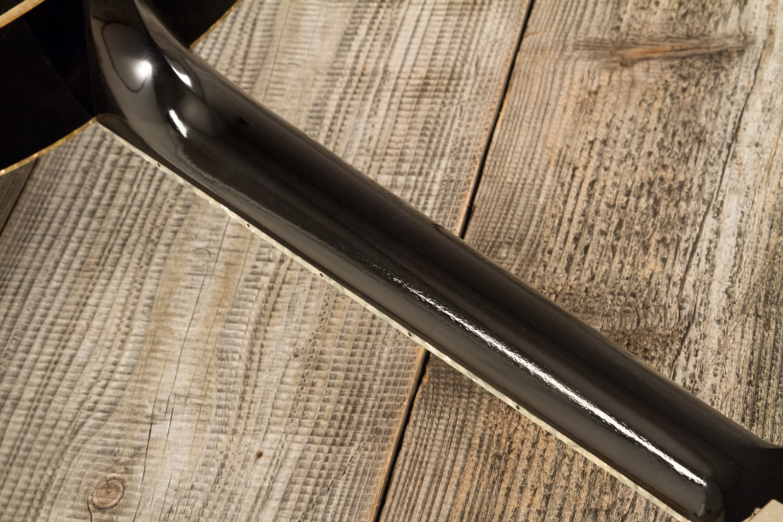 Atkin The Thirty Six Black Pearl Slope Shoulder Parlor Epicea Erable Eb #3856 - Black Pearl - Guitarra folk - Variation 9