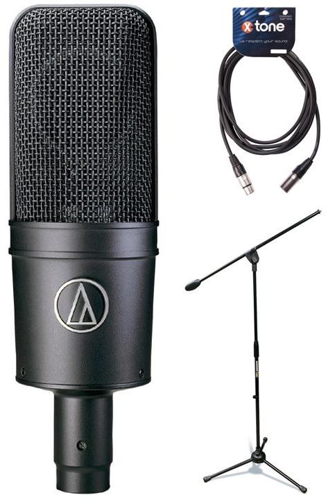 Pack home estudio Audio technica AT4033 ASM + pied + câble