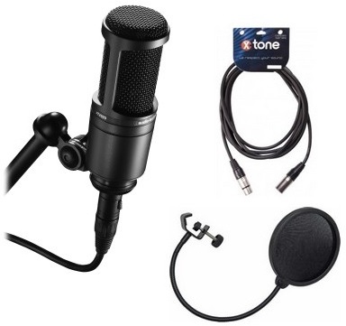 Audio Technica Pack At2020 + Filtre Anti-pop + Câble - Pack de micrófonos con soporte - Main picture