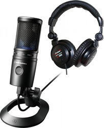 Pack de micrófonos con soporte Audio technica At2020 Usb+X + Pro580