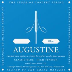 Cuerdas guitarra clásica nylon Augustine MI 1 BLEU STANDARD - Cuerdas por unidades