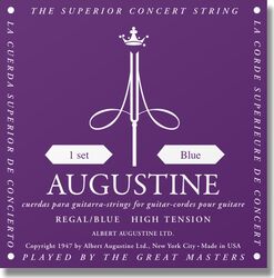 Cuerdas guitarra clásica nylon Augustine Regal High Blue / Nylon-Silver - Juego de cuerdas