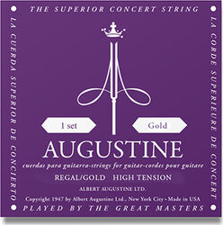 Cuerdas guitarra clásica nylon Augustine Regal High Gold / Nylon-Gold - Juego de cuerdas