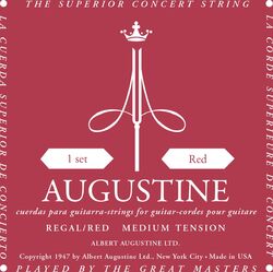 Cuerdas guitarra clásica nylon Augustine Regal Medium Red / Nylon-Silver - Juego de cuerdas