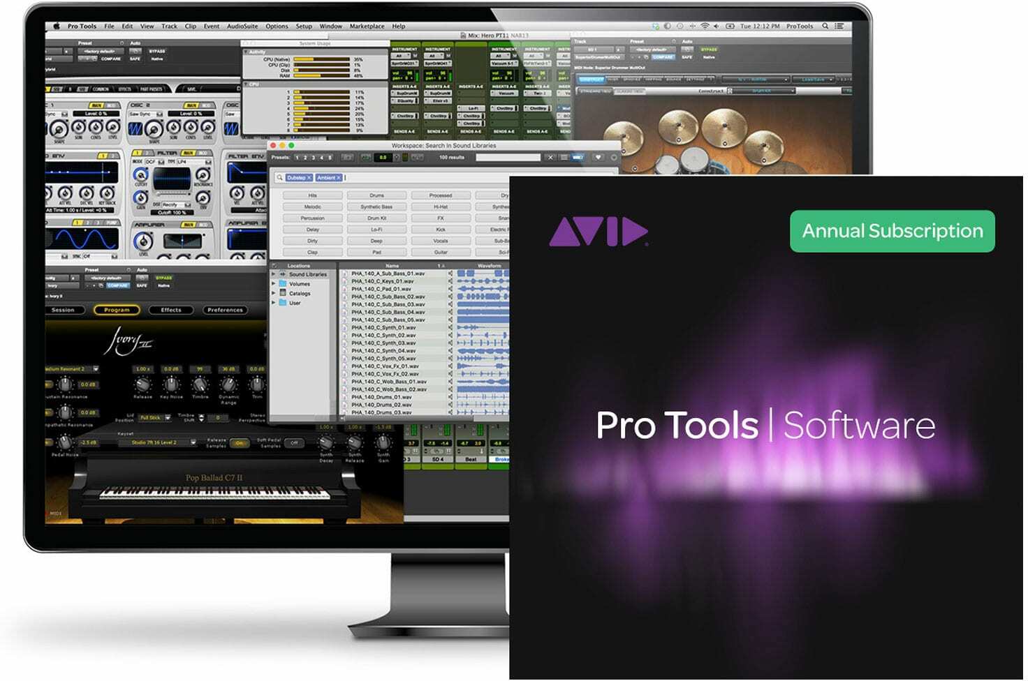 Avid Avid Pro Tools – Annual Subscription – Institutional - Software de herramientas avidas - Main picture