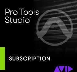 Software de secuenciador Avid Pro Tools Studio Subscription