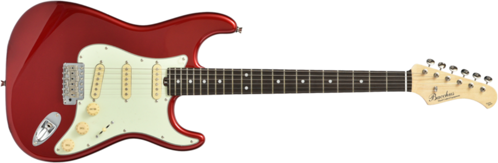 Bacchus Global Bst 650b - Candy Apple Red - Guitarra eléctrica con forma de str. - Main picture