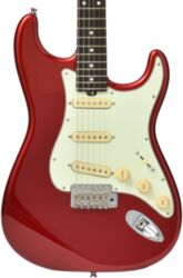 Guitarra eléctrica con forma de str. Bacchus Global BST 650B - Candy apple red