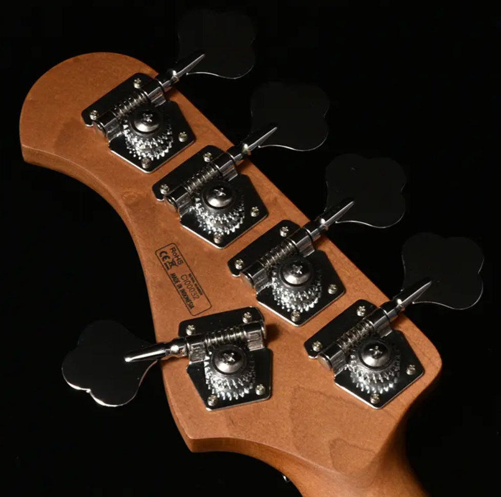 Bacchus Jt Wl5-qm-ac Rsm/m Jap Tune Up Active Mn - Brown Satin - Bajo eléctrico de cuerpo sólido - Variation 2