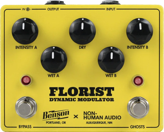 Benson Amps Florist Modulation Ltd Yellow - Pedal de chorus / flanger / phaser / modulación / trémolo - Main picture