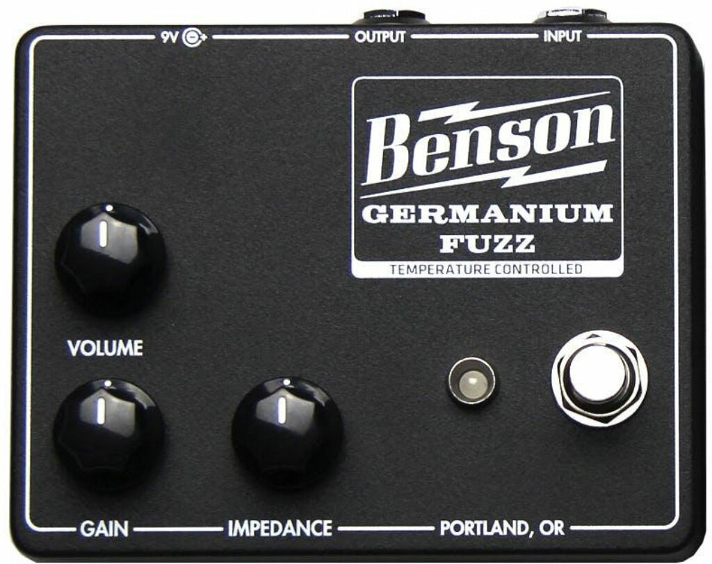 Benson Amps Germanium Fuzz Studio Black - Pedal overdrive / distorsión / fuzz - Main picture