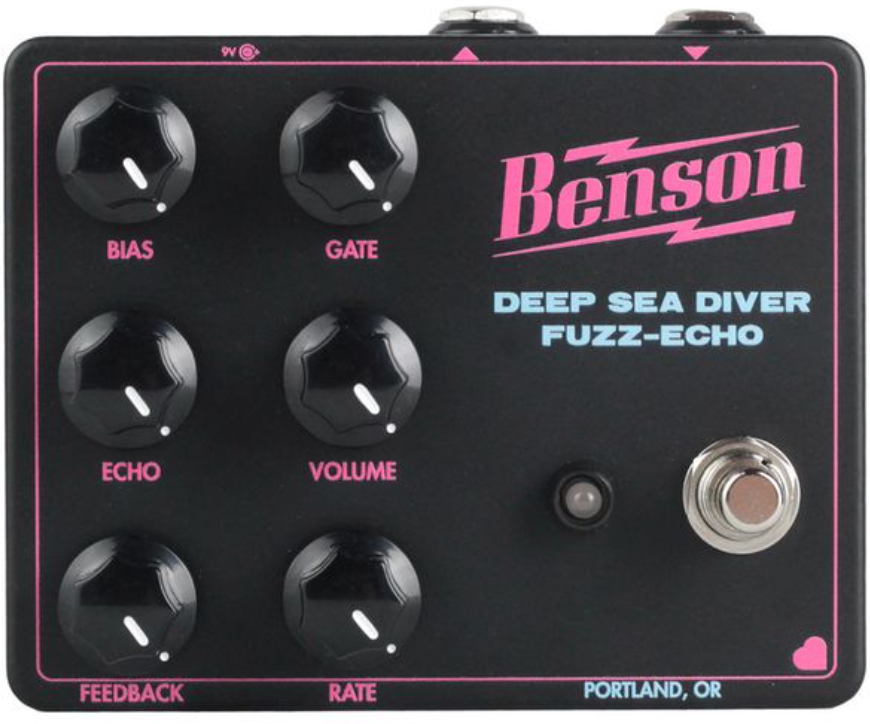 Benson Amps Jessica Dobson Deep Sea Diver Fuzz Echo Signature - Pedal overdrive / distorsión / fuzz - Main picture