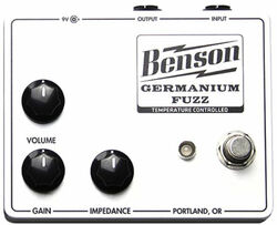 Pedal overdrive / distorsión / fuzz Benson amps Germanium Fuzz White