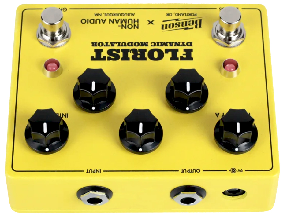 Benson Amps Florist Modulation Ltd Yellow - Pedal de chorus / flanger / phaser / modulación / trémolo - Variation 1