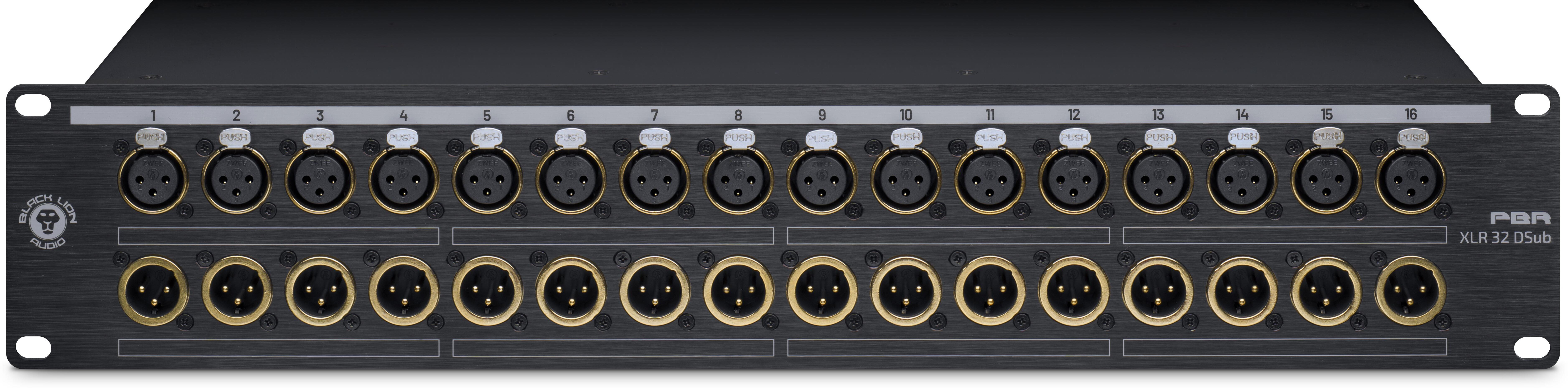 Black Lion Audio Pbr Xlr 32 Dsub - Pack de accesorios para grabadora - Main picture