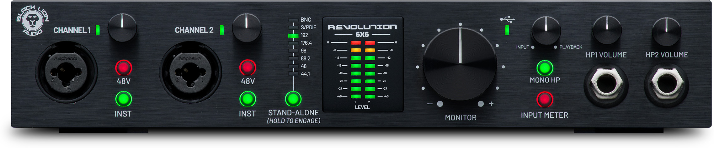 Black Lion Audio Revolution 6x6 - Interface de audio USB - Main picture