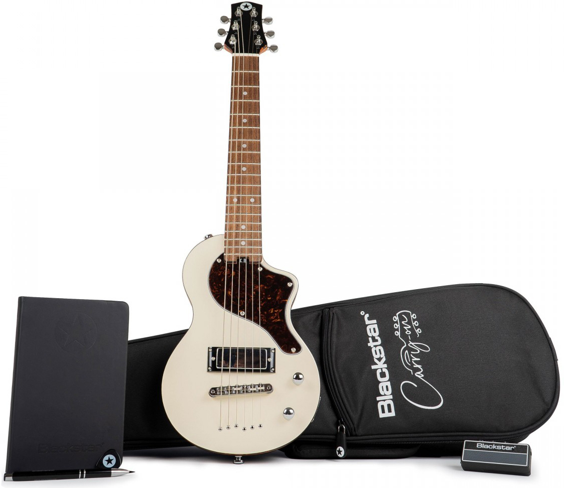 Blackstar Carry-on Travel Guitar Standard Pack +amplug2 Fly +housse - White - Packs guitarra eléctrica - Main picture