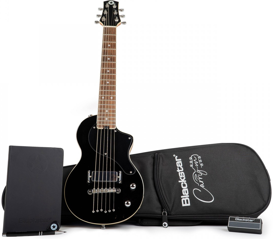 Blackstar Carry-on Travel Guitar Standard Pack +amplug2 Fly +housse - Jet Black - Packs guitarra eléctrica - Main picture