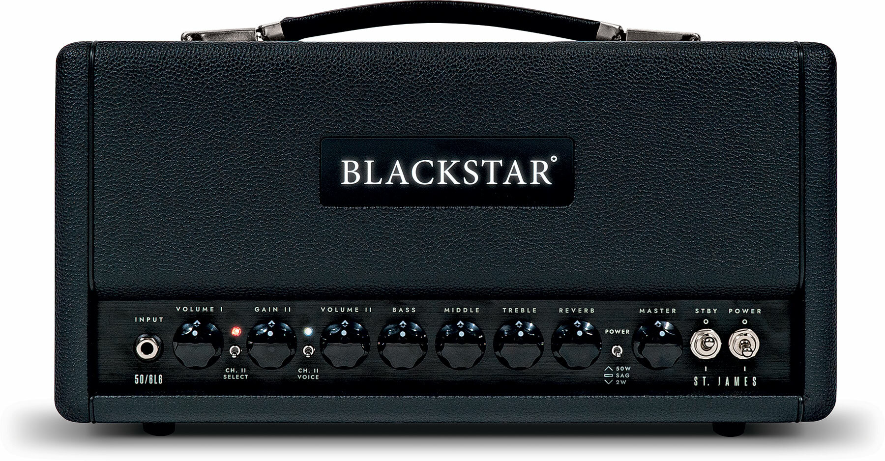 Blackstar St James 6l6h Head 50/5/2w Black - Cabezal para guitarra eléctrica - Main picture