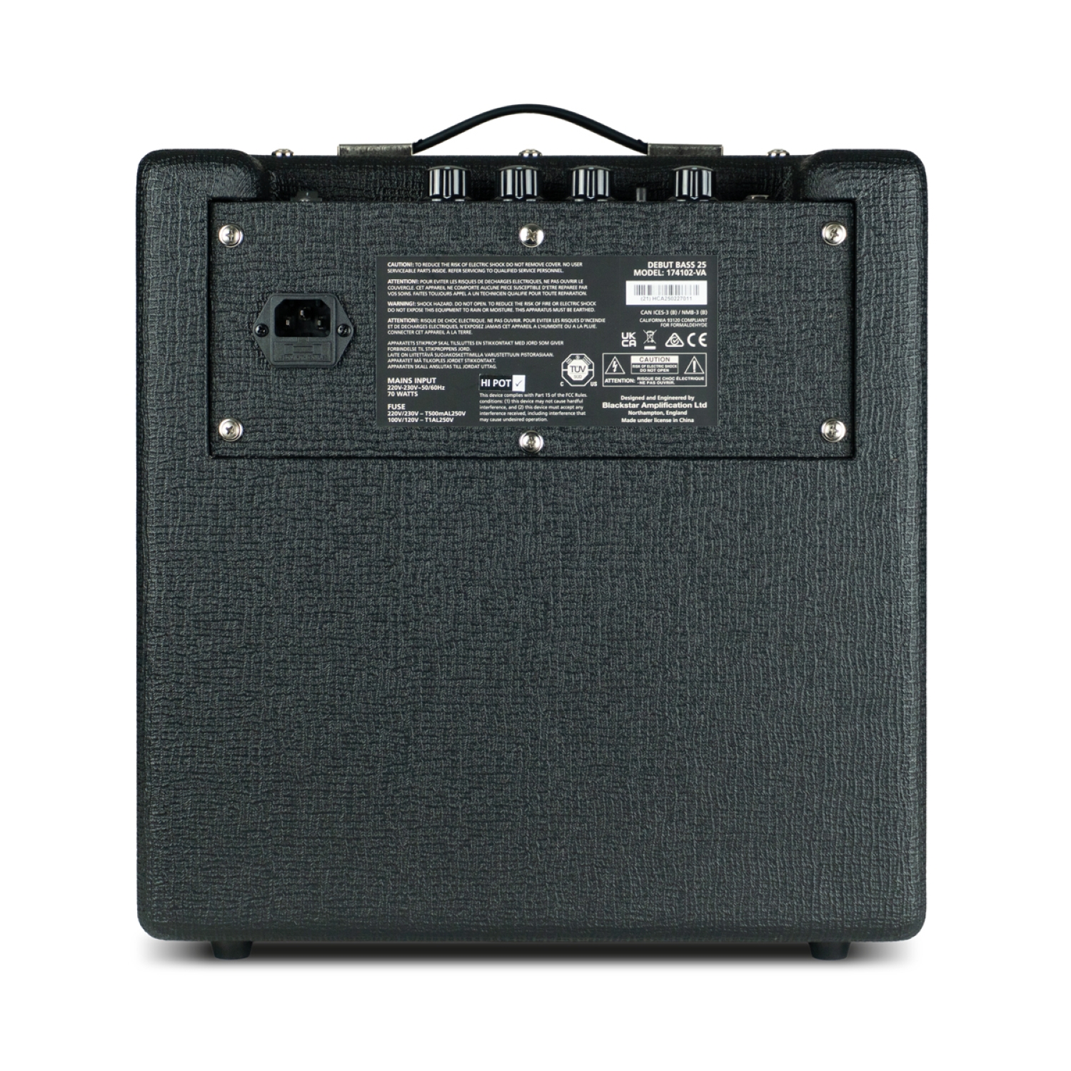 Blackstar Debut Bass 25 1x8 25w - Combo amplificador para bajo - Variation 2