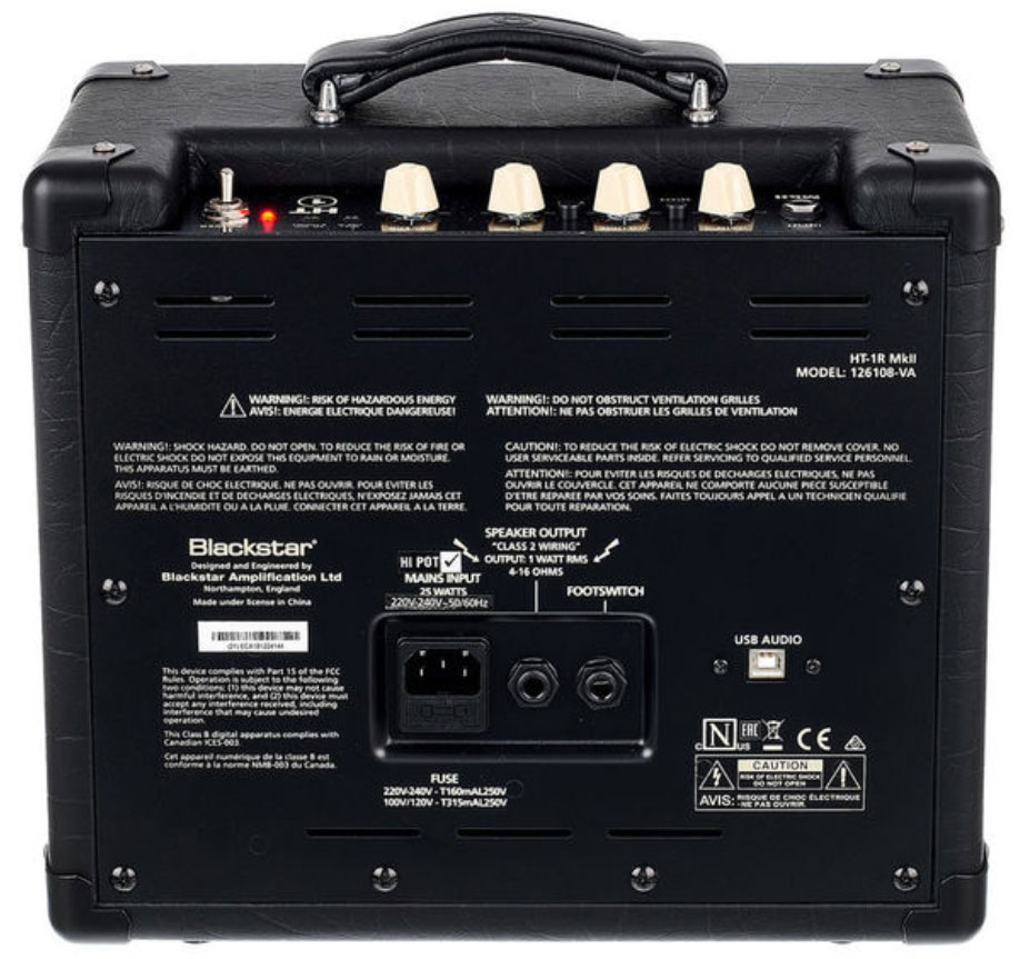 Blackstar Ht-1r Mkii 1w 1x8 - Combo amplificador para guitarra eléctrica - Variation 1