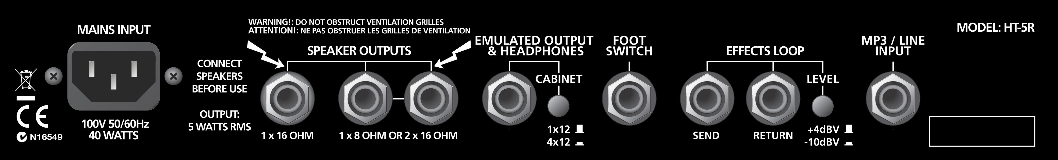 Blackstar Ht-5r 5w 1x12 Lampes Bronco Tan 2016 - Combo amplificador para guitarra eléctrica - Variation 2