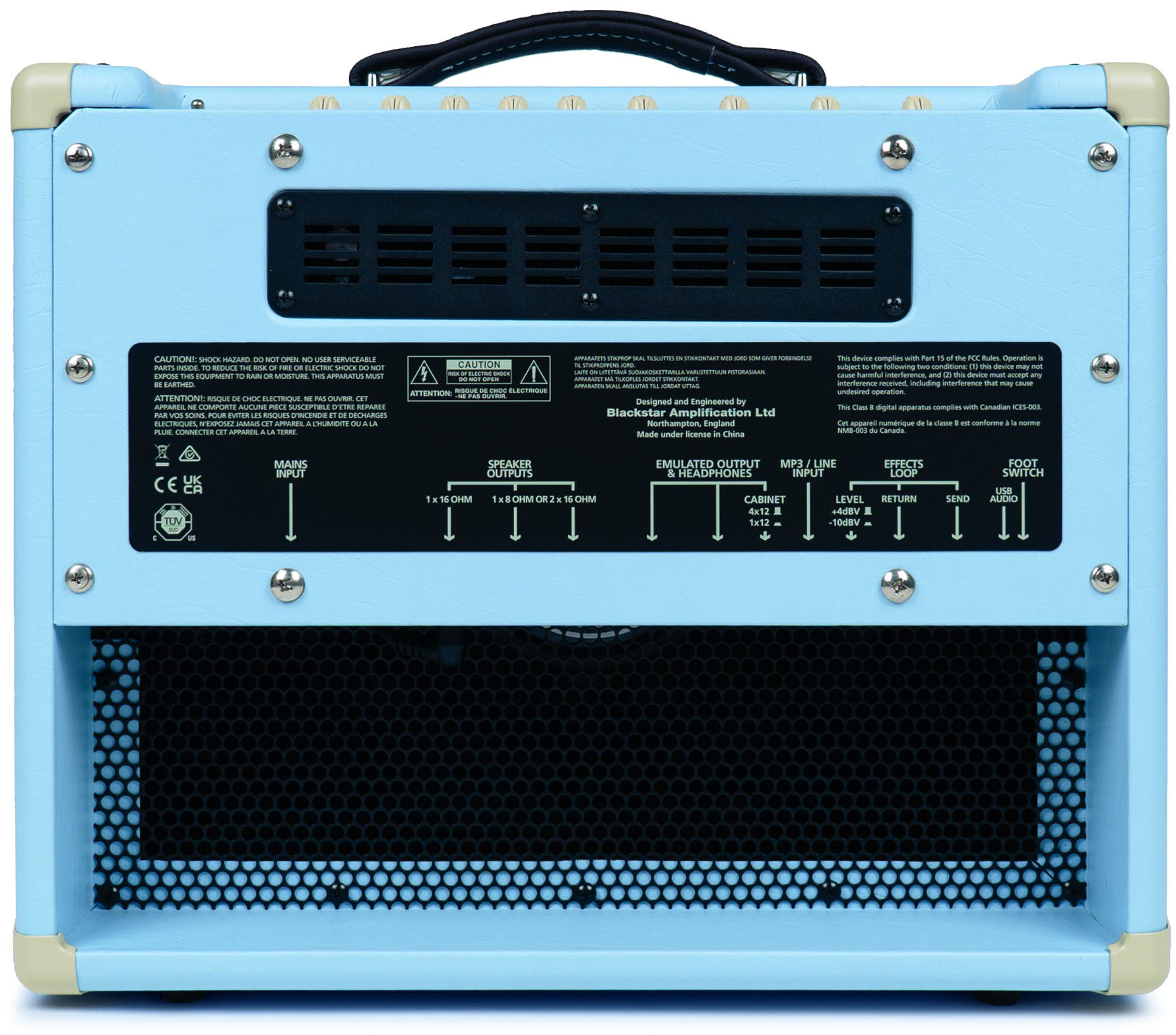 Blackstar Ht-5r Mkii 0.5/5w 1x12 Baby Blue - Combo amplificador para guitarra eléctrica - Variation 1