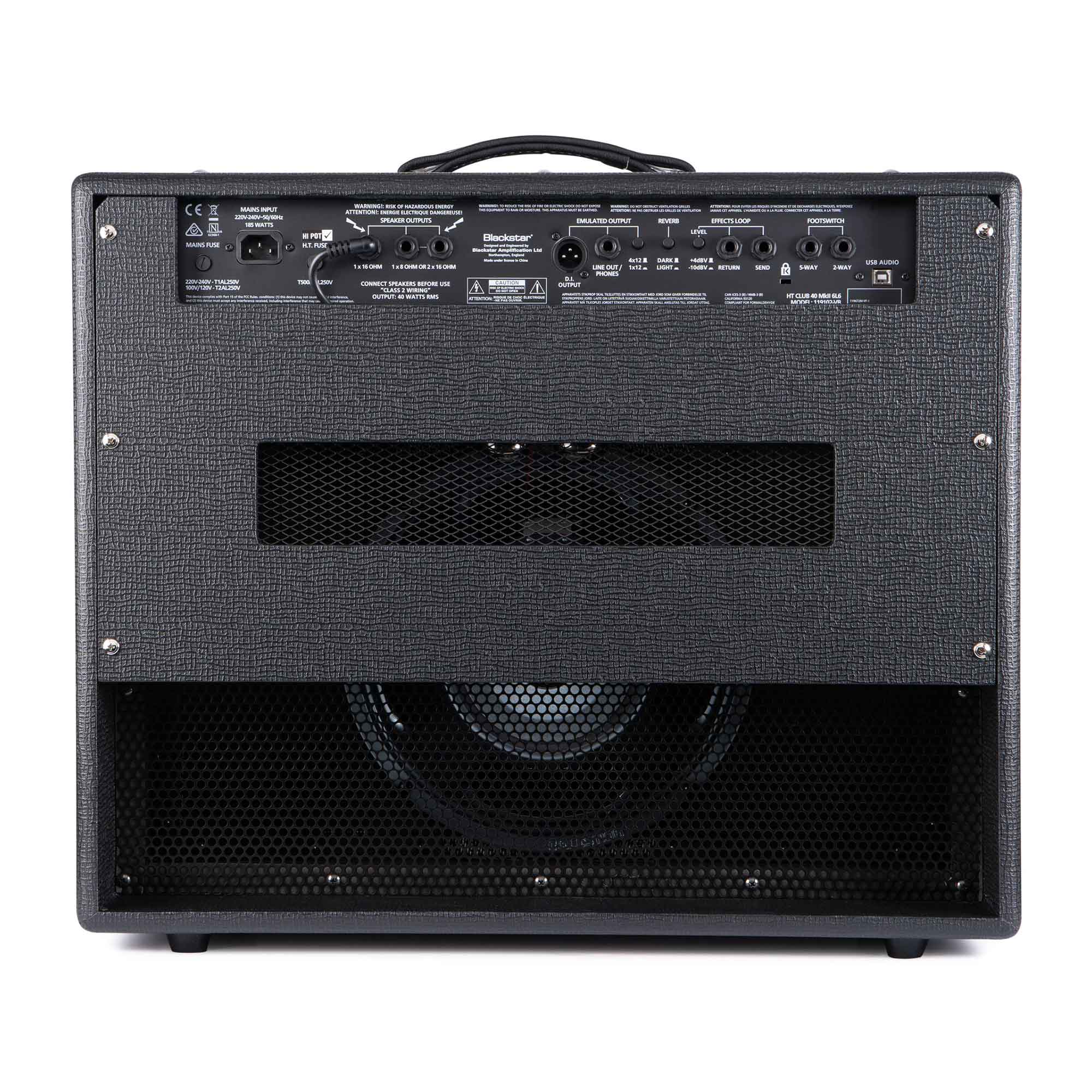 Blackstar Ht Club 40 Mkii 6l6 40w 1x12 Black - Combo amplificador para guitarra eléctrica - Variation 2