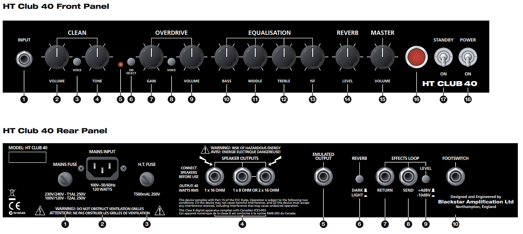 Blackstar Ht Venue Club 40 40w 1x12 Black - Combo amplificador para guitarra eléctrica - Variation 2