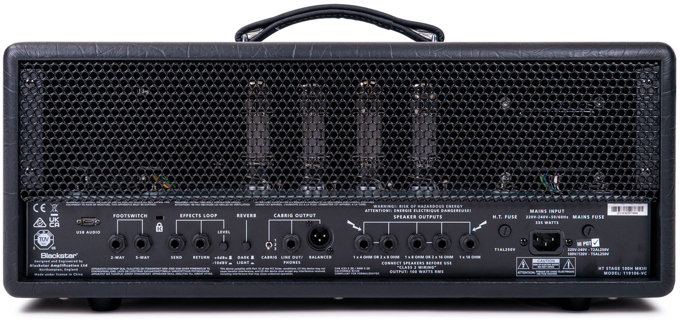 Blackstar Ht Venue Stage 100h Mkiii Head 100w El34 - Cabezal para guitarra eléctrica - Variation 2