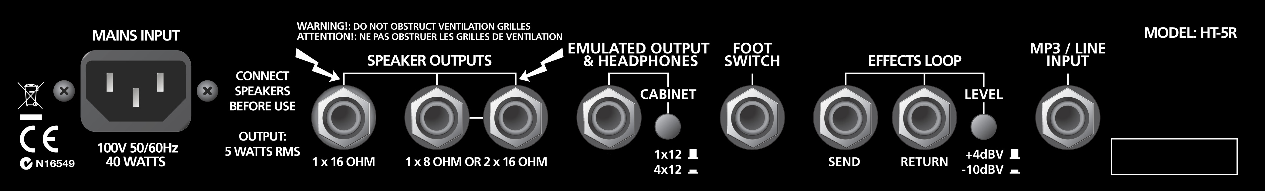 Blackstar Ht-5r 5 W 1x12 - Combo amplificador para guitarra eléctrica - Variation 1