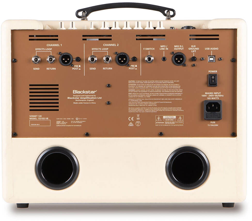 Blackstar Sonnet 120 Acoustic Amp 120w 1x8 Blonde - Combo amplificador acústico - Variation 1