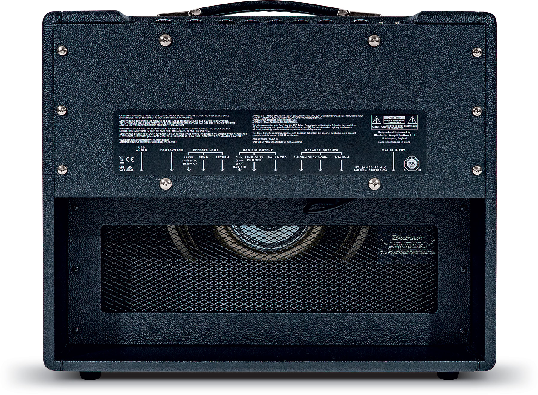 Blackstar St. James 6l6 50/5/2w 1x12 Black - Combo amplificador para guitarra eléctrica - Variation 2