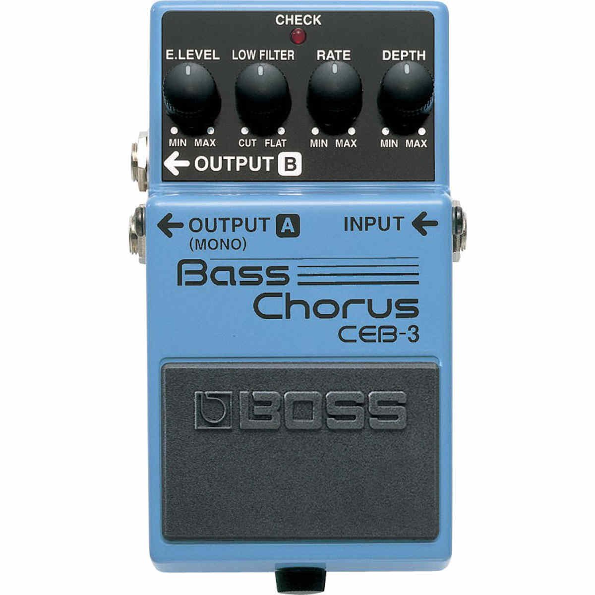 Pedal de chorus / flanger / phaser / modulación Boss CEB3