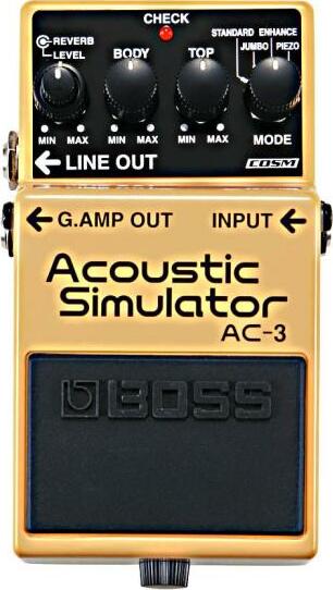 Boss Ac-3 Acoustic Simulator - - Pedal de chorus / flanger / phaser / modulación / trémolo - Main picture