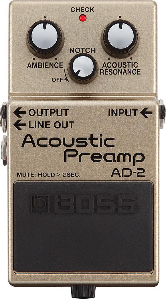 Preamplificador acústico Boss AD-2 Acoustic Preamp
