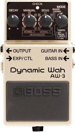 Boss Aw-3 Dynamic Wah - White - Pedal wah / filtro - Main picture