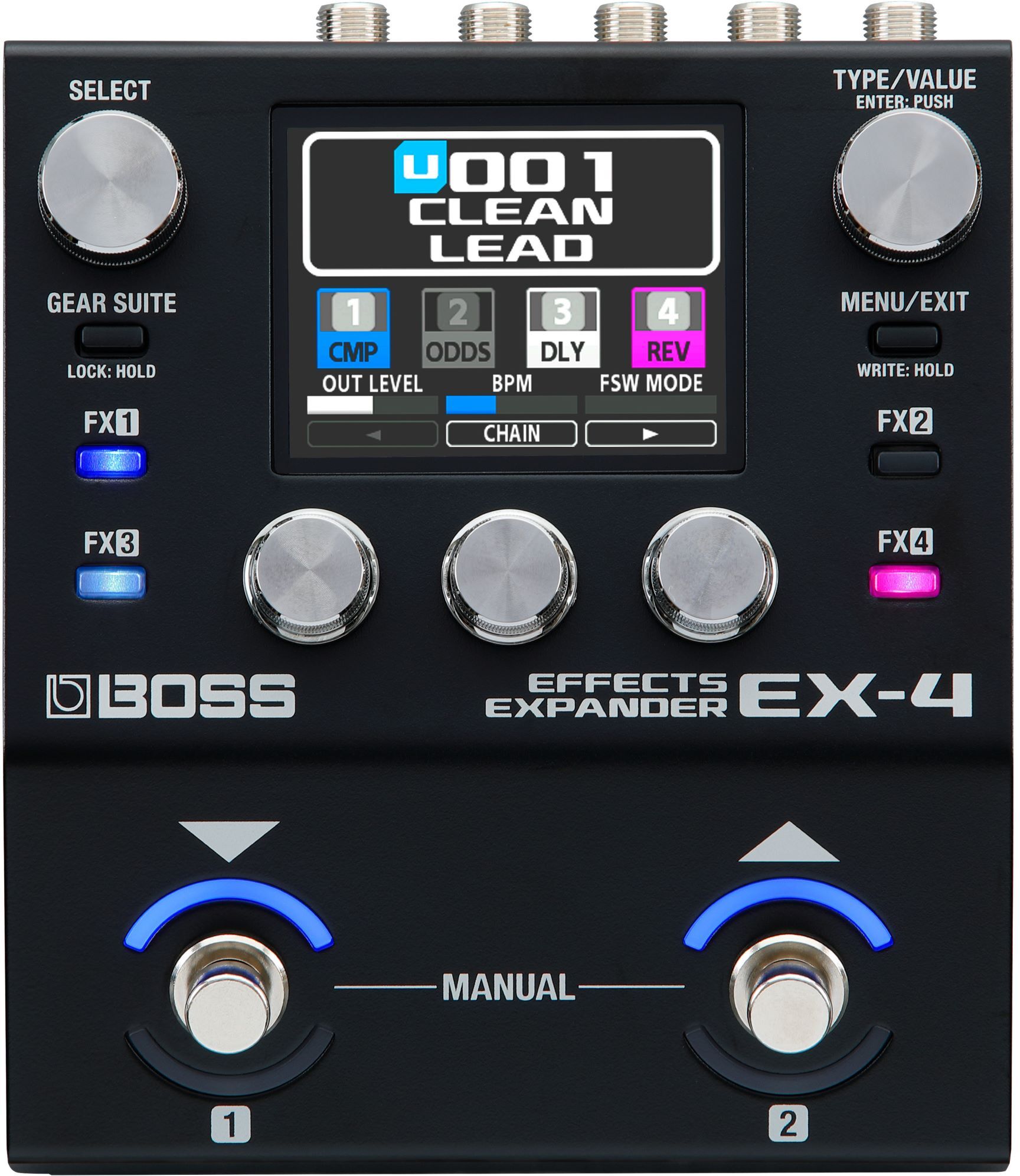 Boss Ex-4 Effects Expander - Pedalera multiefectos para guitarra eléctrica - Main picture