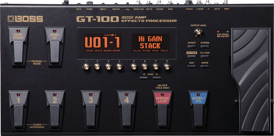 Boss Gt-100 Version 2.0 - Simulacion de modelado de amplificador de guitarra - Main picture