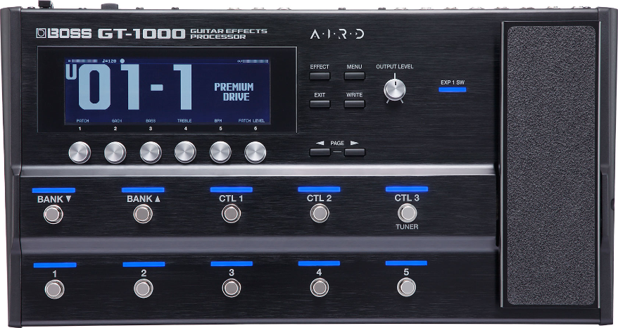 Boss Gt1000 Guitar Effects Processor - Simulacion de modelado de amplificador de guitarra - Main picture