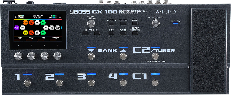 Boss Gx-100 - Simulacion de modelado de amplificador de guitarra - Main picture