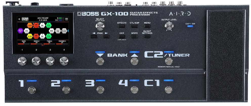 Pedalera multiefectos para guitarra eléctrica Boss GX-100