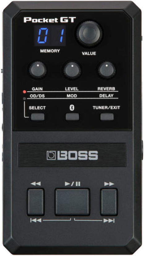 Boss Pocket Gt - Simulacion de modelado de amplificador de guitarra - Main picture